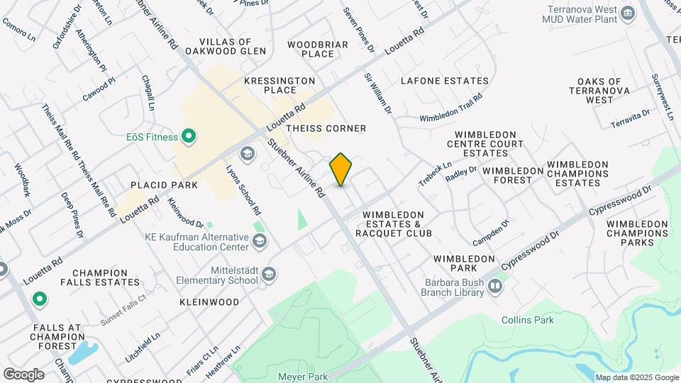 16414 Stuebner Airline Rd Map and Location Details