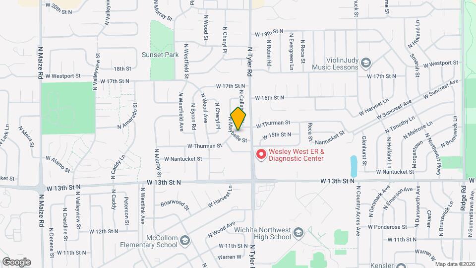 1530 N Maybelle St Map and Location Details