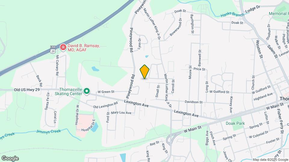 908 Marsh St Map and Location Details