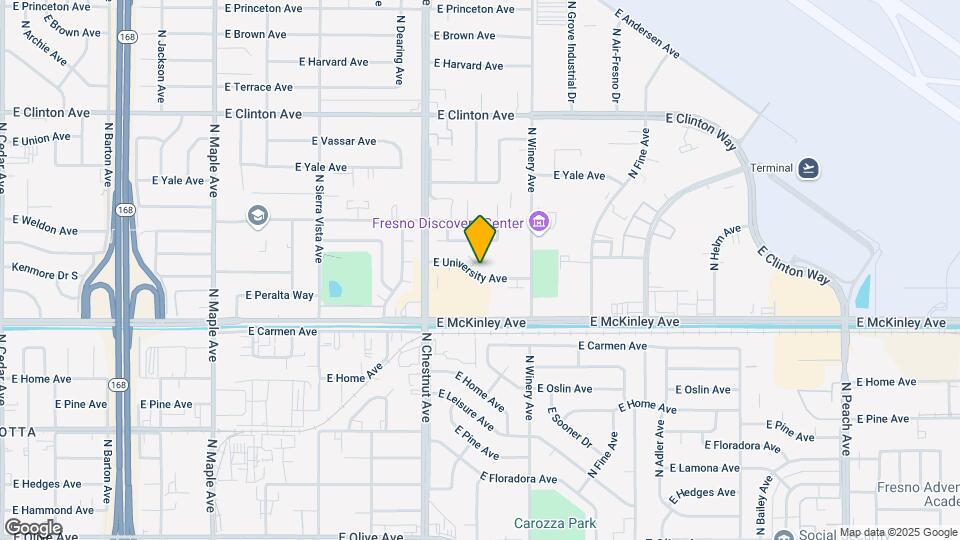 4857 E University Ave Map and Location Details