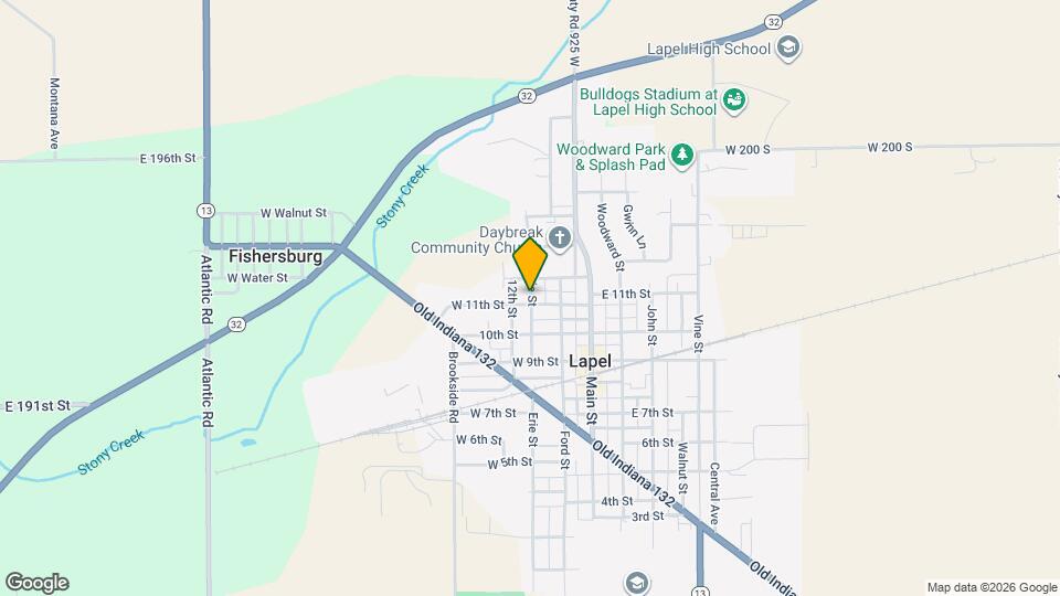 1109 Erie St Map and Location Details