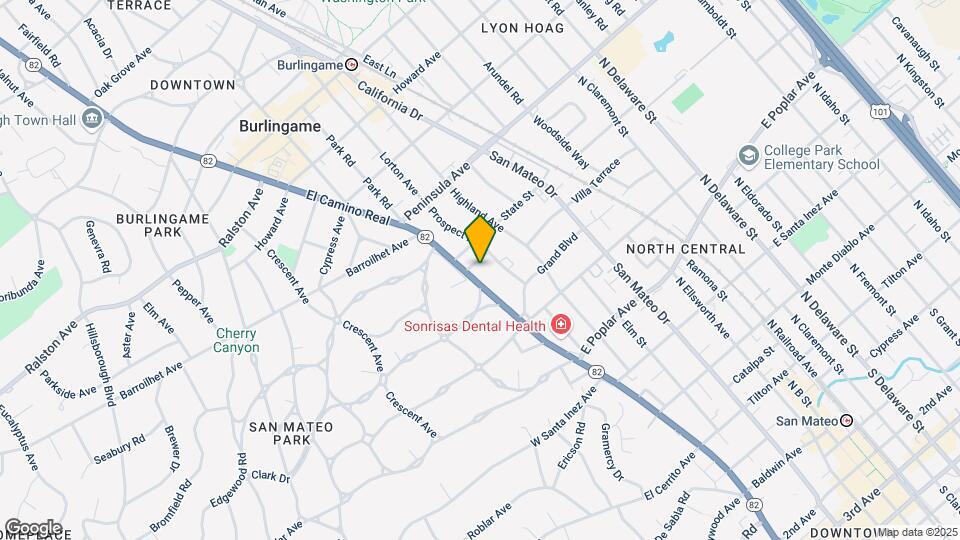 670 N El Camino Real Map and Location Details