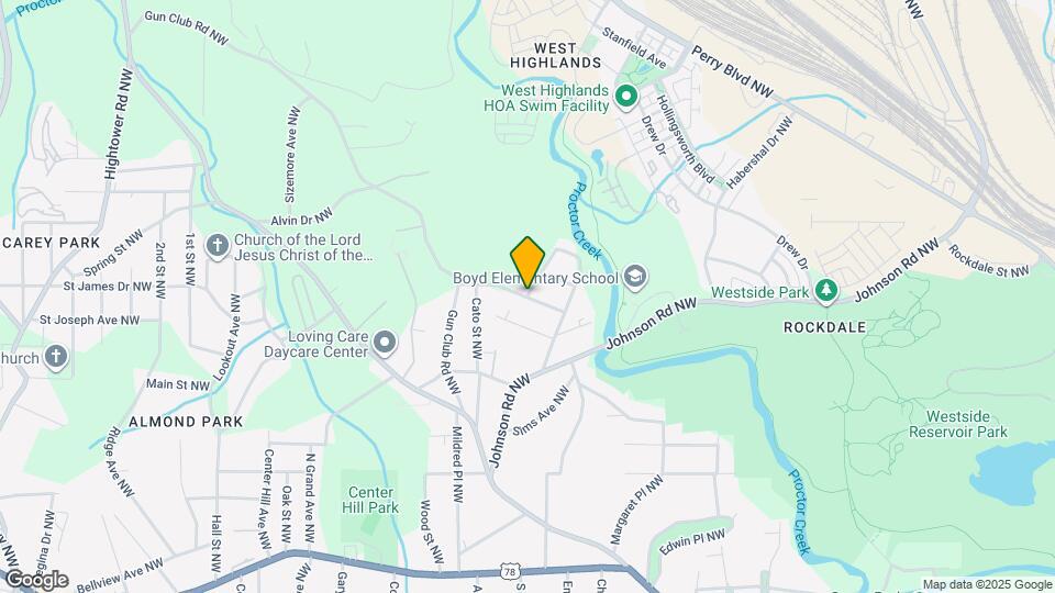 817 North St NW Map and Location Details