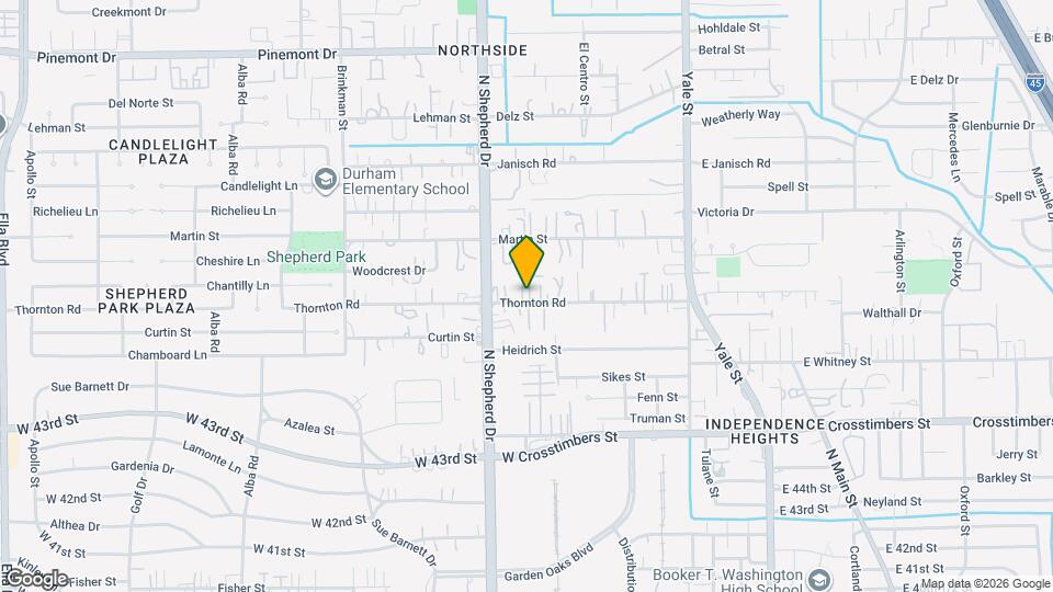 4705 Thornton Grove Map and Location Details