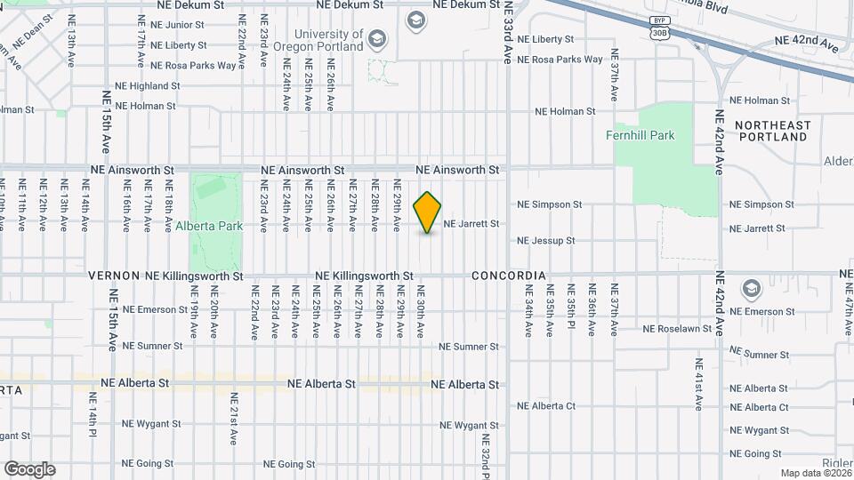 5702 NE 30th Ave Map and Location Details