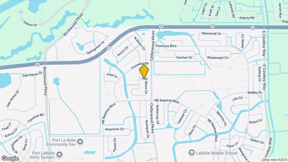 6018 S Moss Cir Map and Location Details