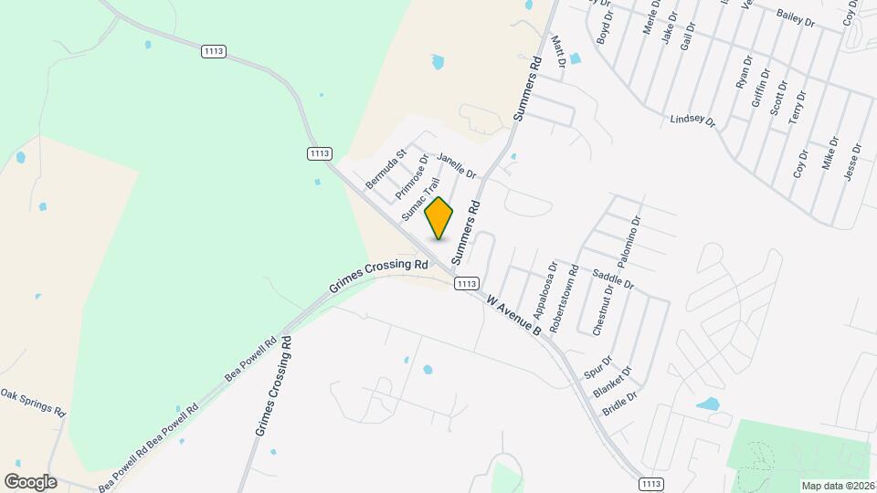 2408 FM 1113 Mapa y Detalles de la Ubicación