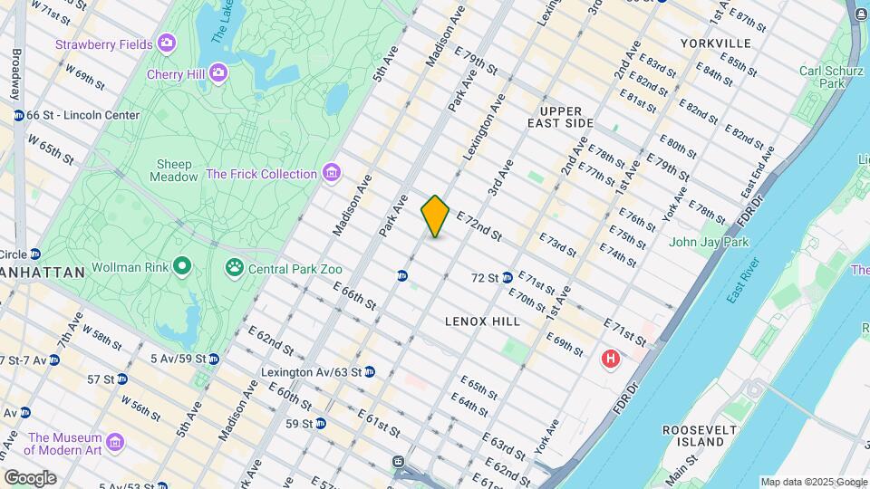 159 E 70th St Map and Location Details