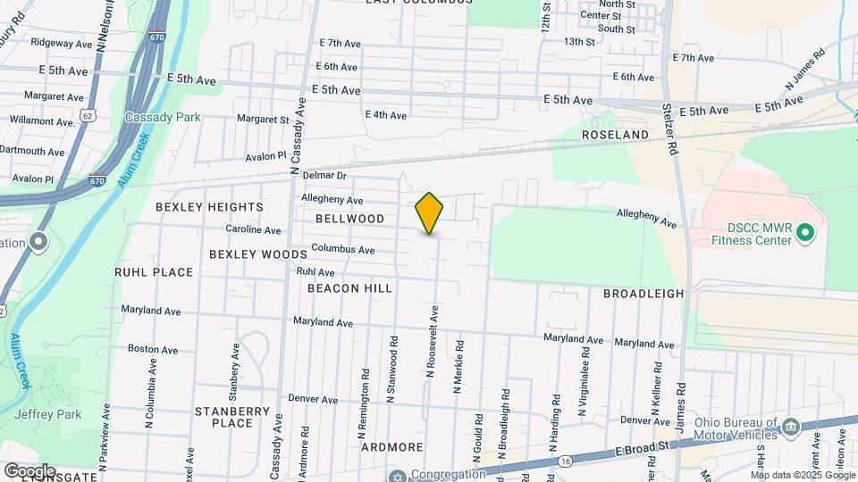 2885 Bellwood Ave Map and Location Details