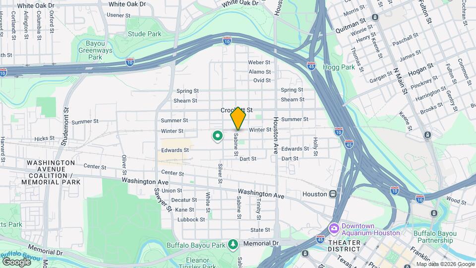 1518 Sabine St Map and Location Details