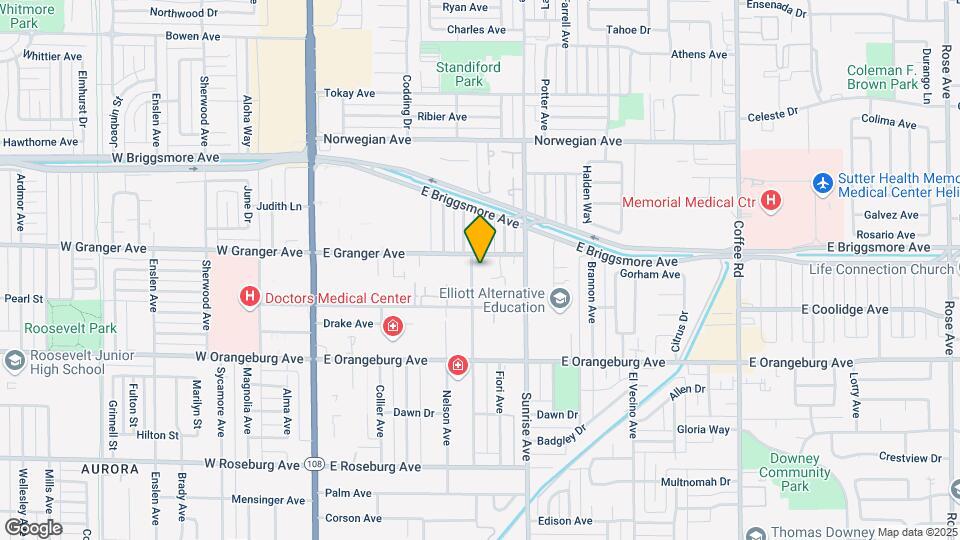 1538 Melrose Ave Map and Location Details
