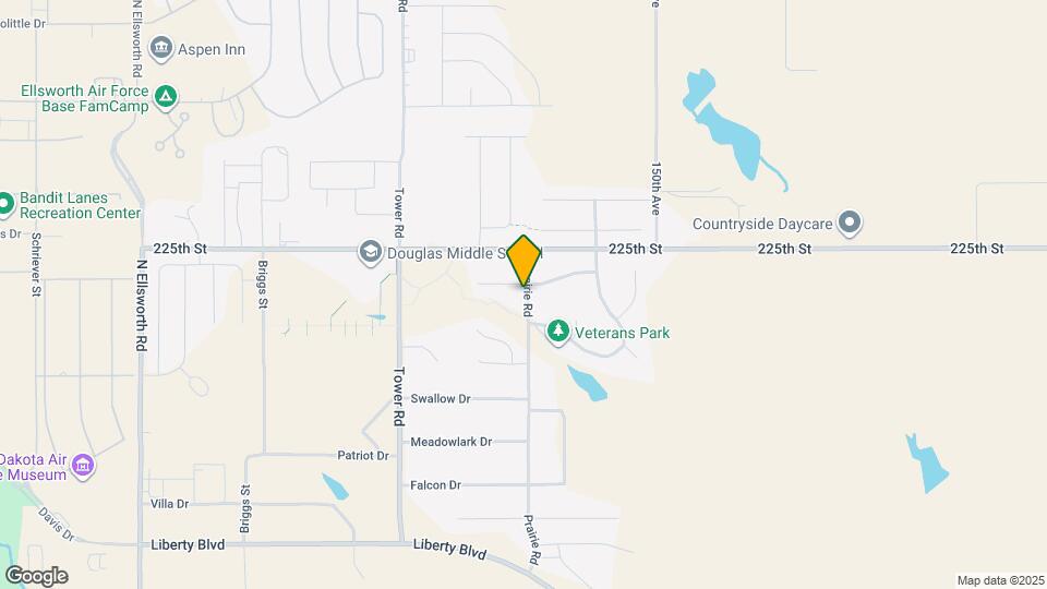 595 Westwind Rd Map and Location Details