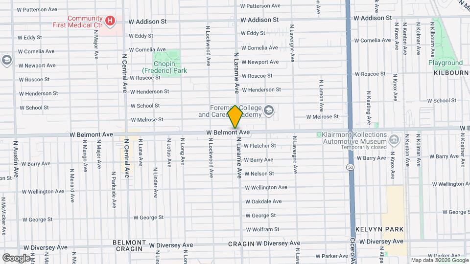 5207 W Belmont Ave-Unit -5207-2A Map and Location Details