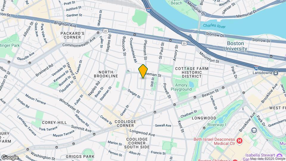 128 Pleasant St, Unit 101 Map and Location Details