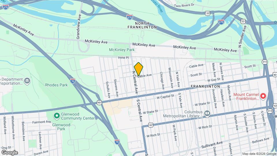 1393 Cable Ave Map and Location Details