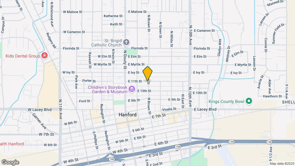 578 N Brown St Map and Location Details