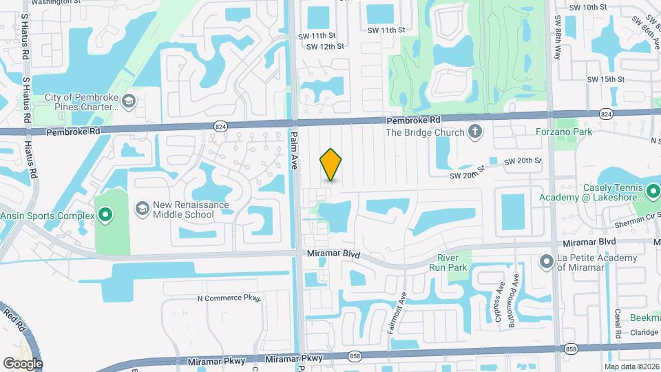 2012 SW 99th Ter, Unit 2012 Mapa y Detalles de la Ubicación