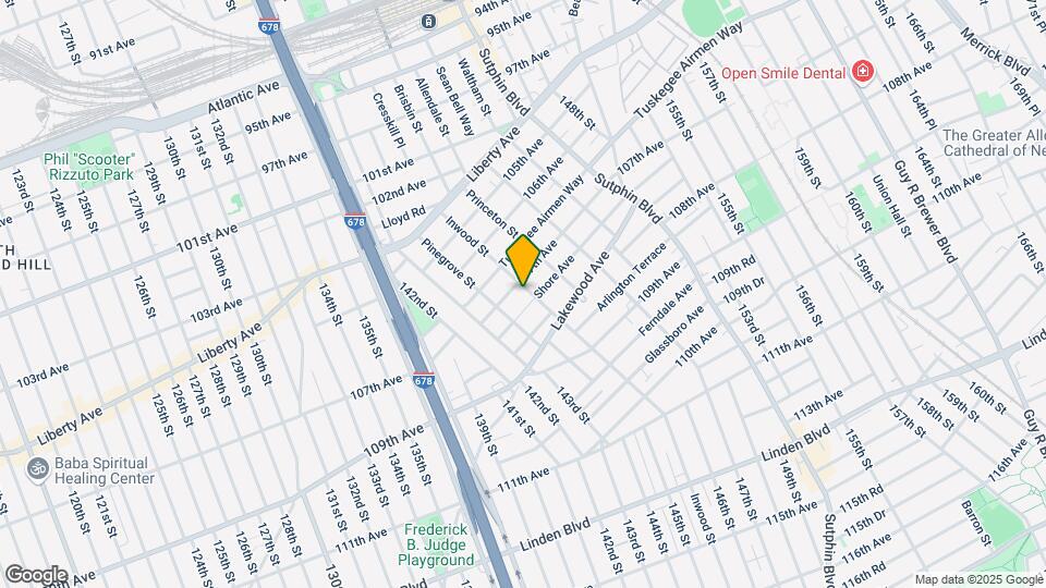 107-10 Inwood St Mapa y Detalles de la Ubicación