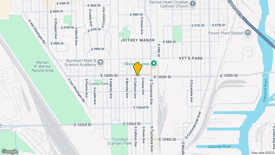 10005 S Calhoun Ave Map and Location Details