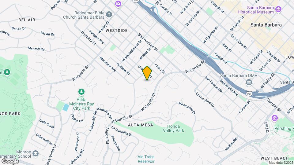 914 W Anapamu St, Unit 314 Map and Location Details