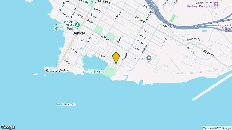 484 E E St Map and Location Details