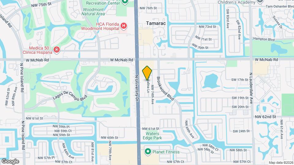 6527 Catalina Ln Map and Location Details
