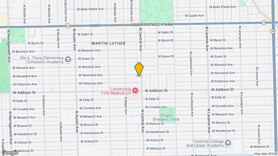 3648 N Central Ave Map and Location Details