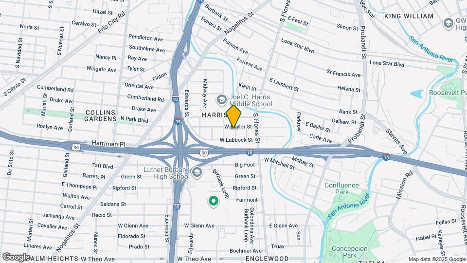 105 Dewitt St Map and Location Details