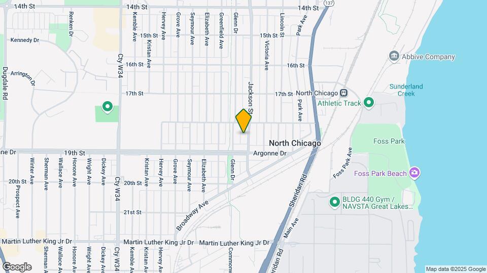 1824 Jackson St Map and Location Details