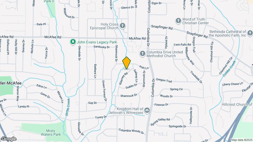 2135 Kilarney Rd Map and Location Details