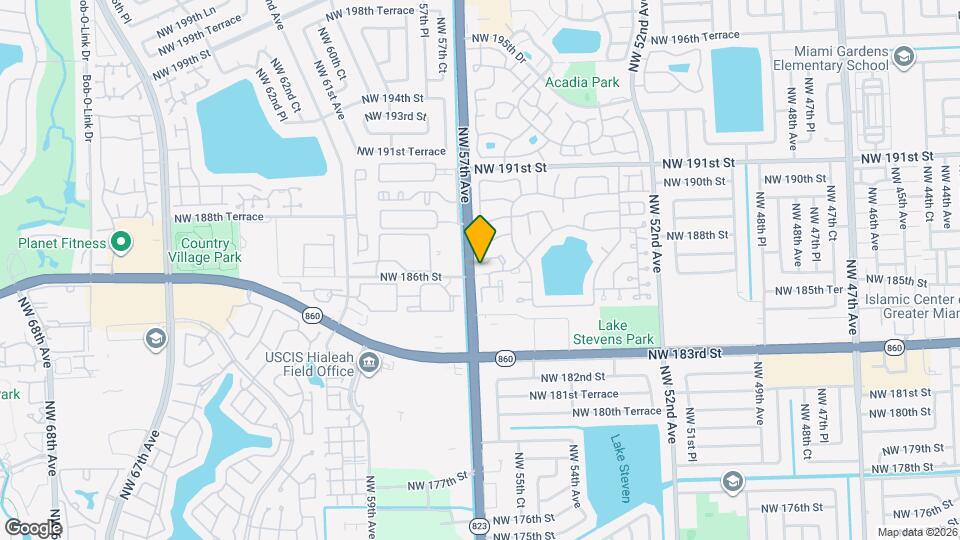 5670 NW 187th St Map and Location Details