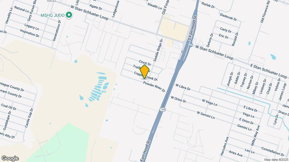 1213 Powder River Dr Map and Location Details