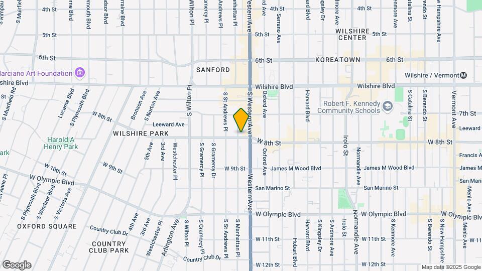 3815 W 8th St Map and Location Details