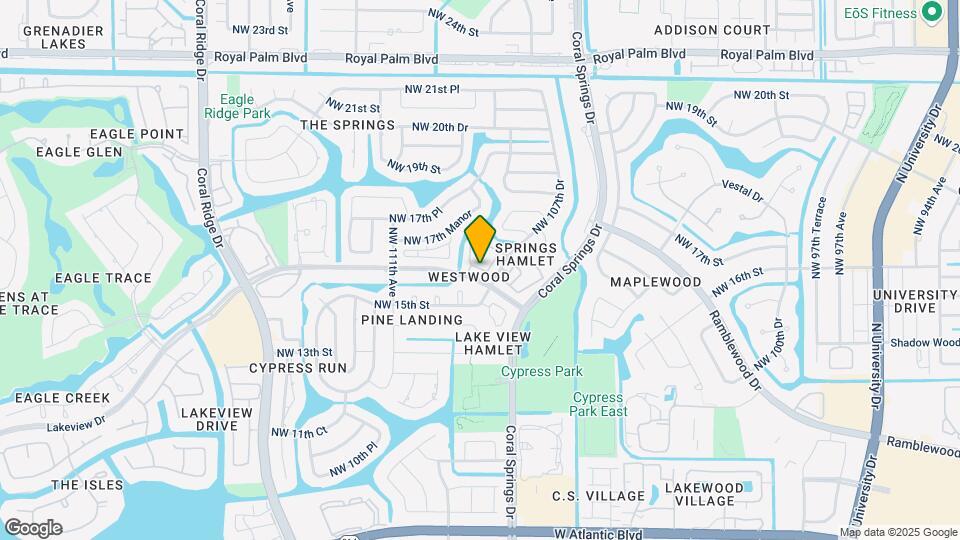 1687 Cypress Pointe Dr Map and Location Details