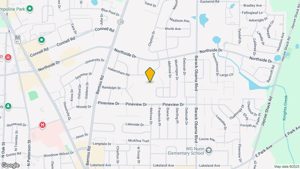 3 Oconee Pl Map and Location Details