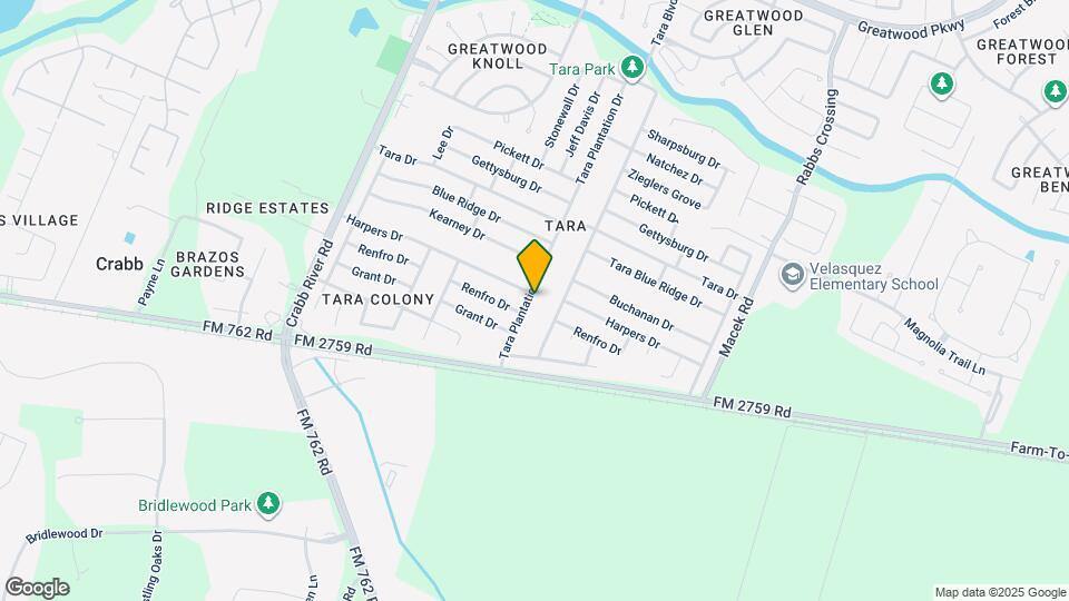 216 Tara Plantation Dr Map and Location Details