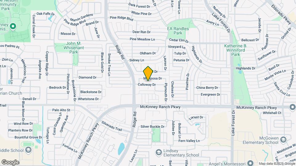 5900 Calloway Dr Map and Location Details