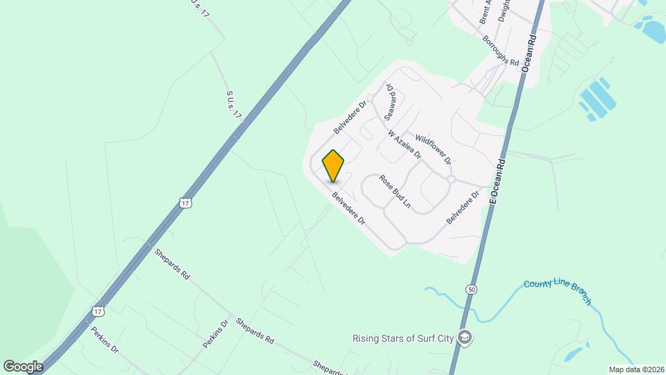 302 Belvedere Dr Map and Location Details