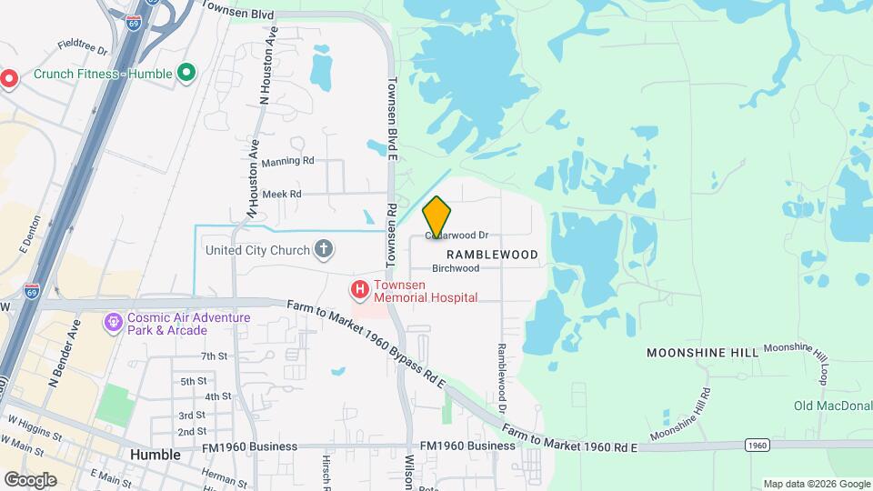 11218 Cedarwood Dr Map and Location Details