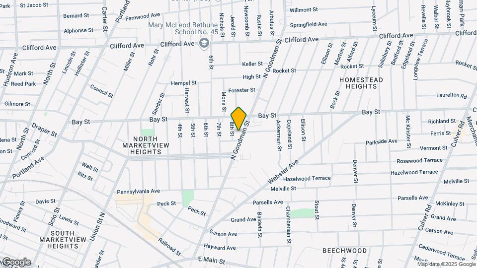 853 N Goodman St Map and Location Details