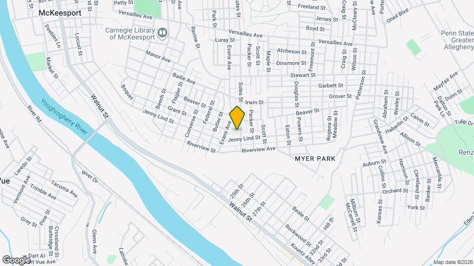 1822 Soles St Map and Location Details