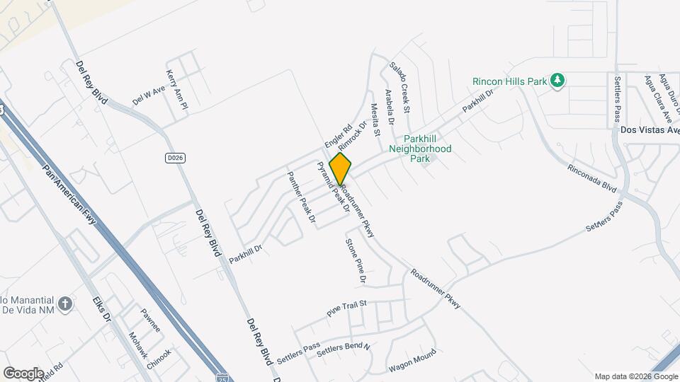 4604 Pyramid Peak Dr Map and Location Details