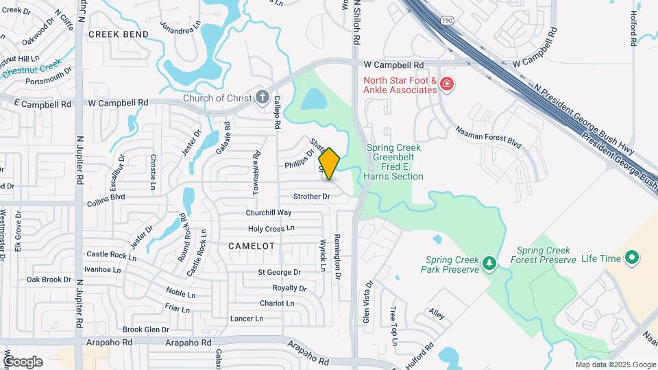 2530 Collins Blvd Map and Location Details