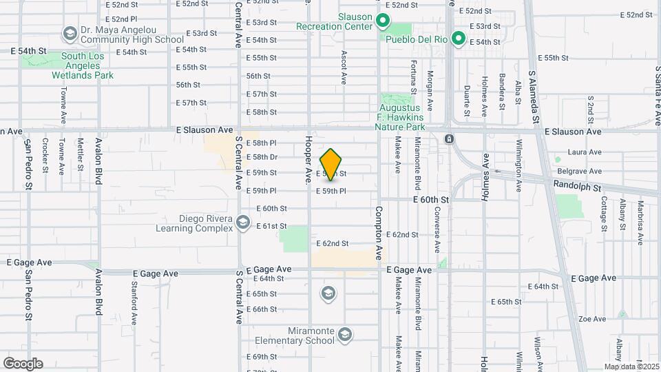 2-1342 E 59th St Map and Location Details