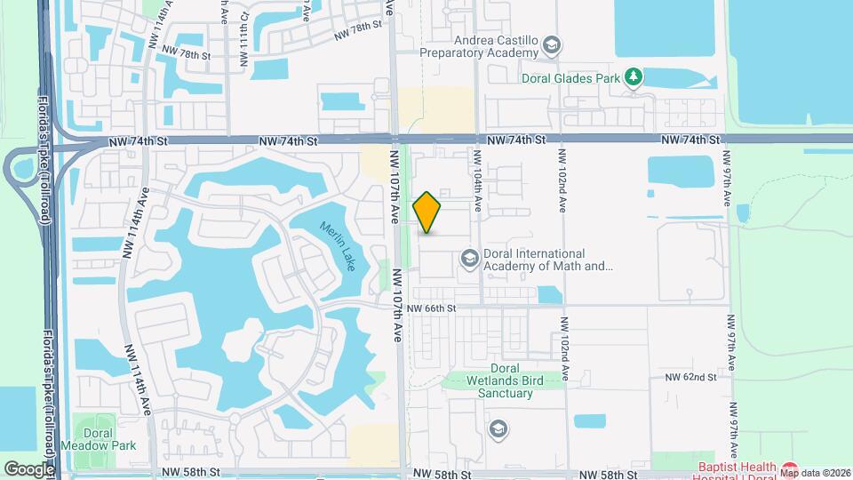 10560 NW 69th Terrace Map and Location Details