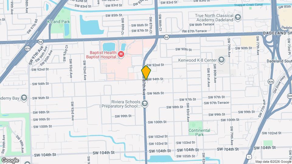 8646 SW 94th St Map and Location Details
