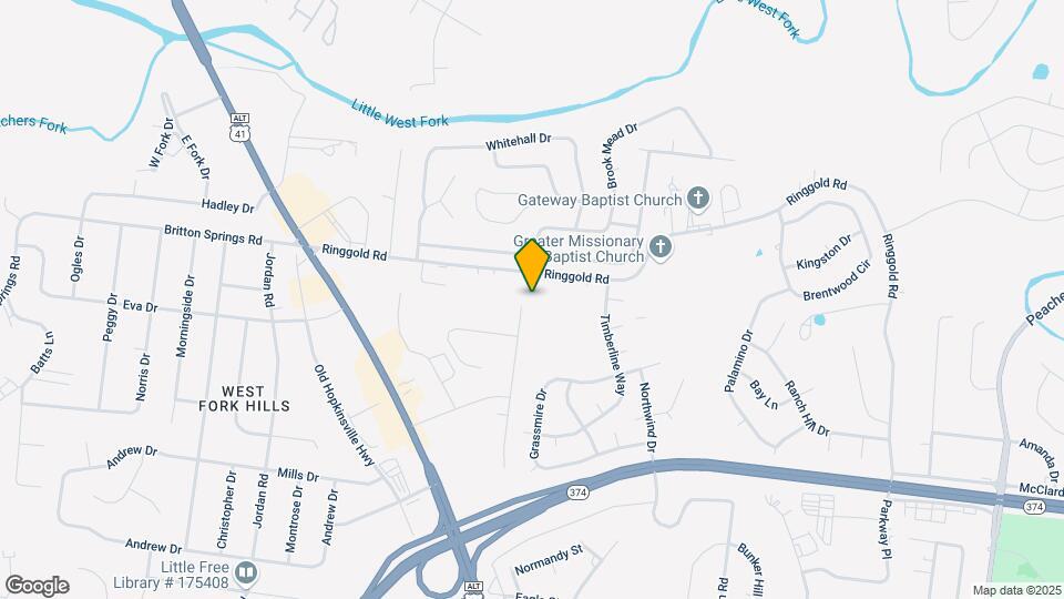 1851 Calloway Dr Map and Location Details
