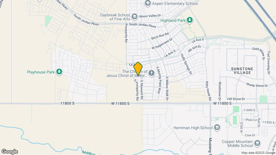 11632 S Skyward Rd Map and Location Details