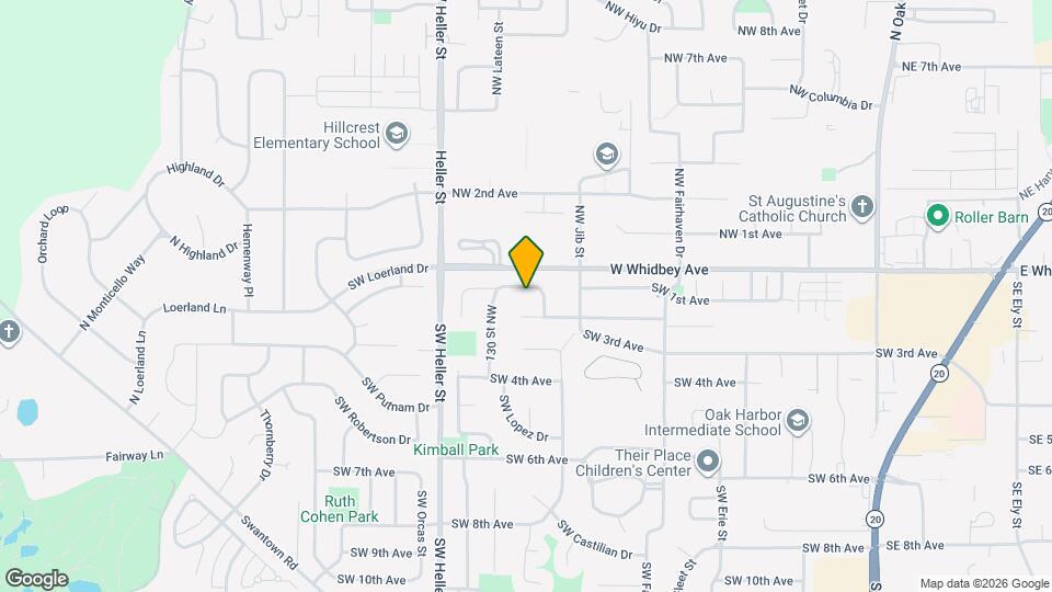 1145 SW Leschi Dr Map and Location Details