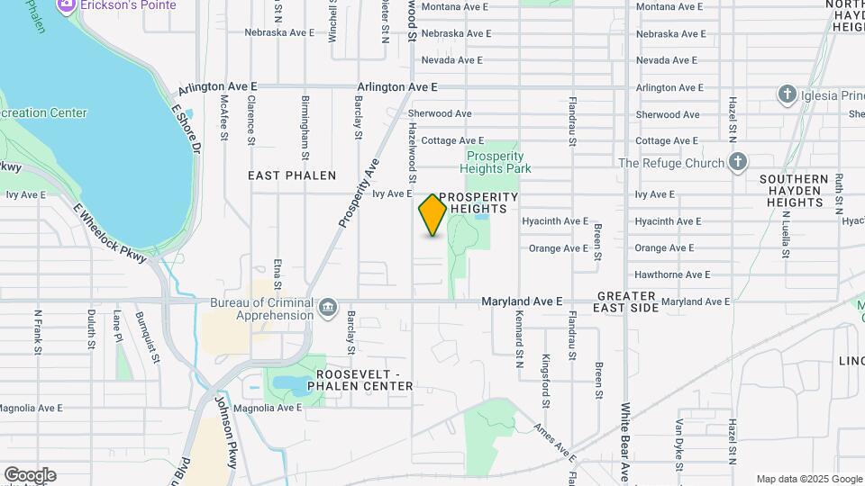 1266 Hazelwood St Map and Location Details